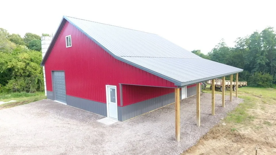 Pole barn construction